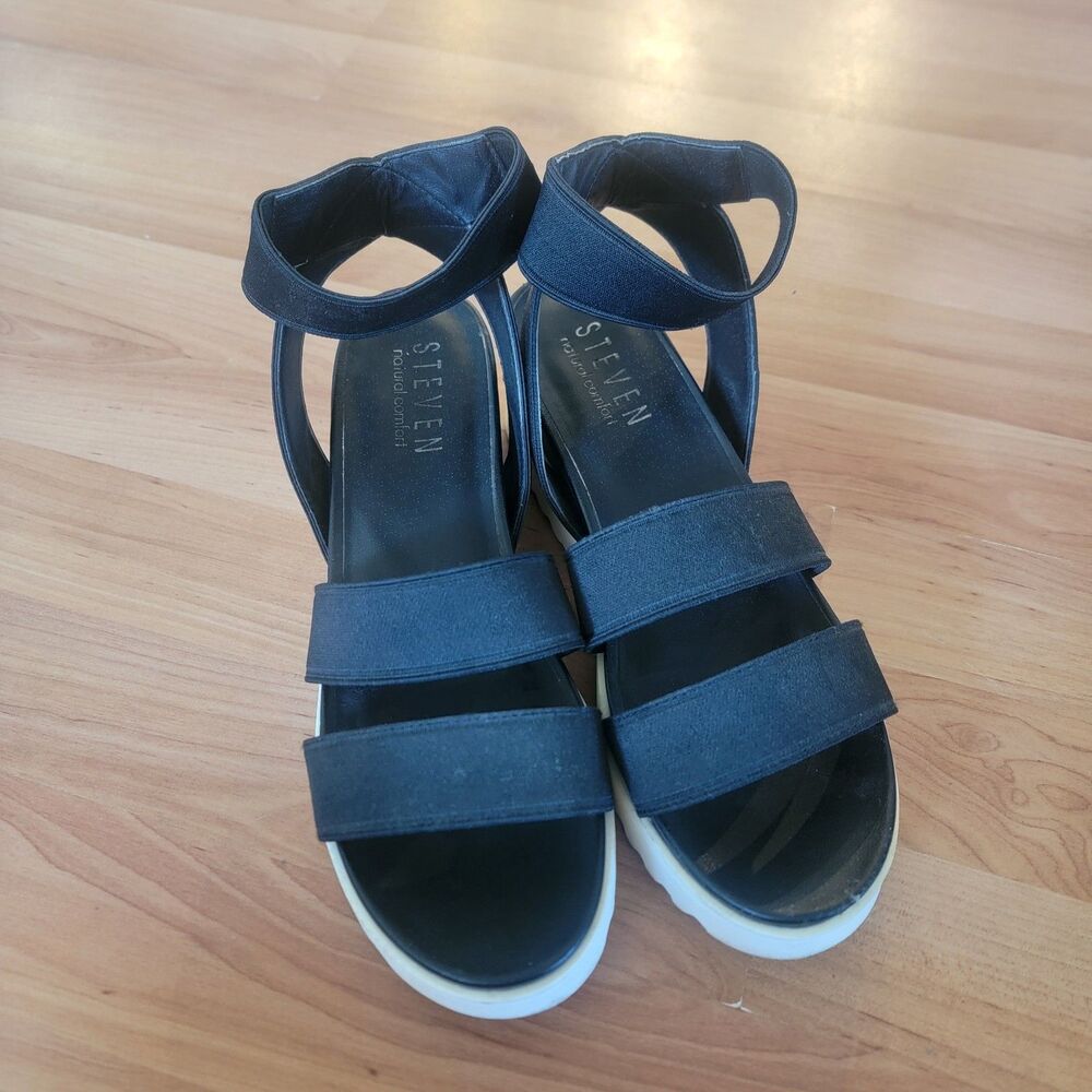 Steven Natural Comfort Kelly Wedge Sandal Size 8